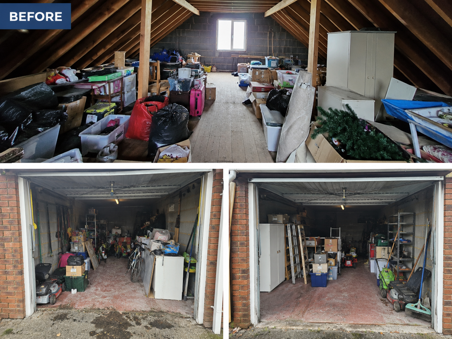 Loft & garage clear-out before